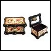 Декоративная шкатулка c зеркалом (24569) (23,5х15,5х12см) 2339931