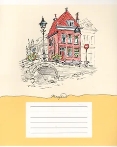 Тетрадь в линейку Listoff, "Городские зарисовки", 24 листа