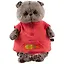 Игрушка мягкая Budi Basa, Басик в красном флисовом жилете (В1) — 2620394 — 1
