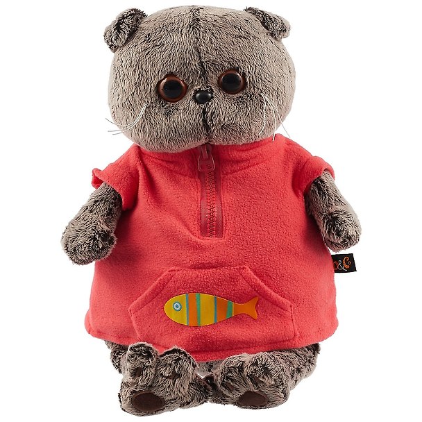 Игрушка мягкая Budi Basa, Басик в красном флисовом жилете (В1) 2620394 — 1