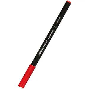 Фломастер с круглым наконечником 2мм, красный, Edding