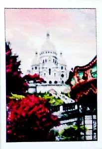 Алмазная мозаика 30*40 см (полное заполнение) "Весенний Париж"