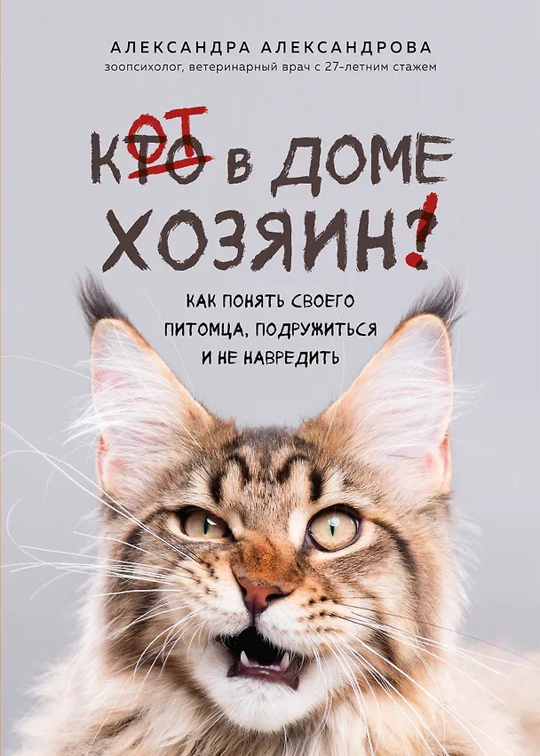 Книга Кот в доме хозяин! Как понять своего питомца, подружиться и не навредить (новое оформление) (Александра Александрова) — 1