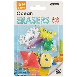 Набор ластиков «Ocean», 5 штук