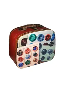 Сувенир, Феникс, Шкатулка декоративная, из МДФ, "Пуговицы" 25*20,5*9см