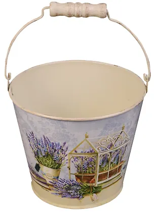 Ведерко декоративное (15х15х22) (металл) (6926065) 2601237