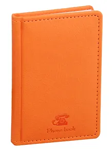 Алфавитная книга Lezar А7+, 64 листа, оранжевая