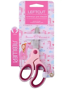 Ножницы 132 мм для левшей "Leftcut единороги", блистер