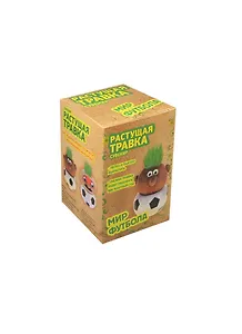 Сувенир растущая травка Мордашка в футбольном мяче (12х7,5х7,5) (537256)