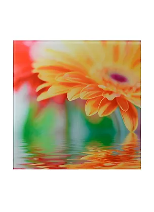 Картина стекло Оранжевая гербера (AG 20-07) (20х20) 2435665