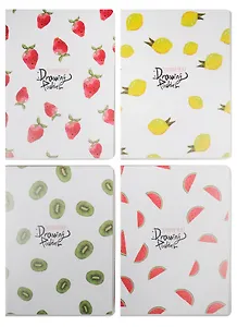 Записная книжка А6 80л лин. "Summer fruit", с ПВХ-обложкой, AnAn