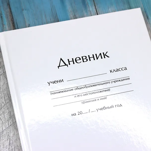 Дневник школьный «Белый», для средних и старших классов, Unnika 219706 — 9