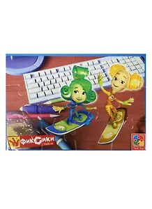 Мягкие пазлы А5 Фиксики (VT1103-29) (12 элементов) (4 мм) (235х165мм) (3+) (упаковка)