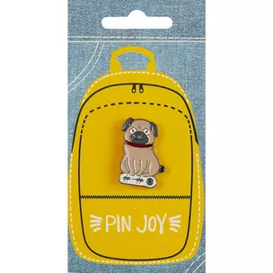 Значок Pin Joy Мопс фр-фр (металл) (12-08599-012) — 2735312 — 1