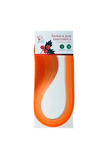 Набор бумаги для квиллинга Оранжевые оттенки (AF06-013-07) (3мм) (дл. 50см) (упаковка)