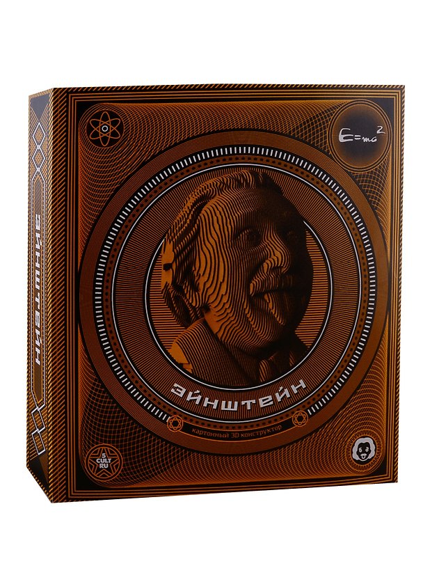 3D пазл бюст «Эйнштейн» картон, 5 Cult 2792995 — 1