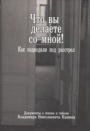 "Что вы делаете со мной!" как подводили под расстрел. Документы о жизни и гибели Владимира Николаевича Кашина — 2542824 — 1