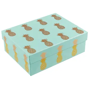Подарочная коробка «Gold pineapple», 21 х 16 см