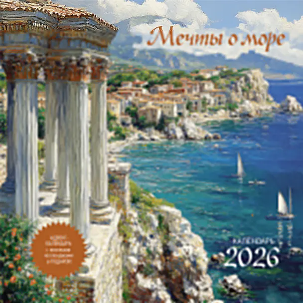 Календарь 2026г 290*290 "Мечты о море" настенный, на скрепке 3116524 — 1