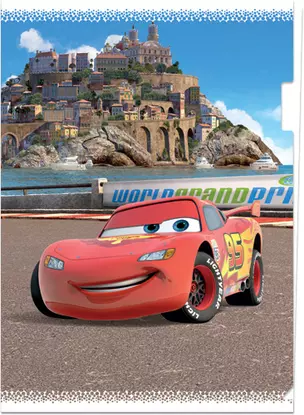 Папка-уголок А4 "Cars" 180мк, Disney — 228402 — 1