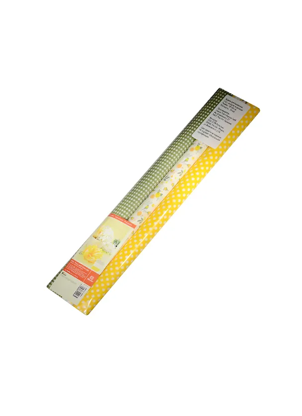 Бумага гофрированная 03шт "Желто-зеленая" 50*250 WEROLA 241186 — 1