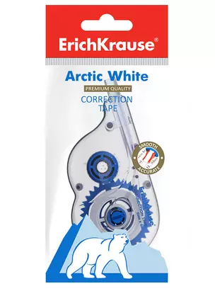 Корректор лента 5мм*8м "Arctic white", блистер, ErichKrause — 2928511 — 1