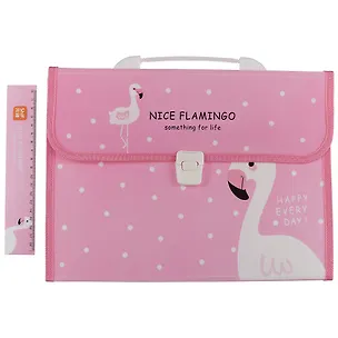 Папка-портфель «Nice flamingo» 246963