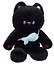 Мягкая игрушка Котик (40см) (с сумкой) (черный) (12-202511-MN6-06) — 3150447 — 2