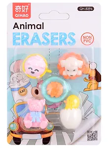 Набор ластиков (5шт) "Cutties", ассорти, блистер