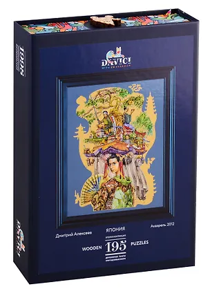 Пазл деревянный Япония DaVICI 195 элементов 2778439