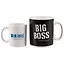 Кружка керамическая "Big boss", черная, 750 мл — 2646315 — 3