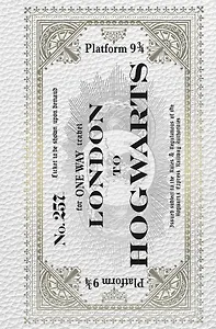 Блокнот Гарри Поттер Билет на Хогвартс-экспресс (192 стр)