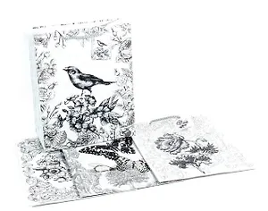 Пакет подарочный бумажный А4 32*26*12.5 "Наброски", жен., мат. ламинат, Kairui