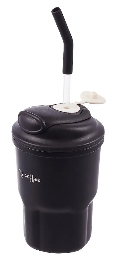 Термостакан My Coffee (пластик/металл) (450мл) 3088916 — 5