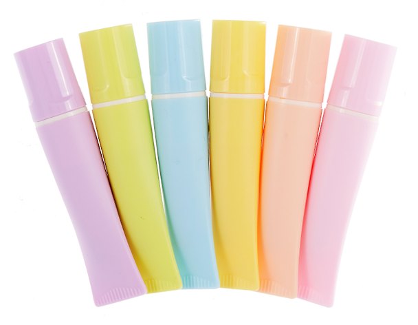 Текстовыделители «Pastel tube» 6 цветов 3076625 — 1