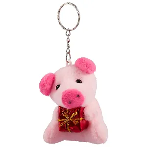 Брелок «Свинка с подарком», 6 см