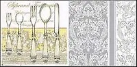 Наб. салф. для декупажа Стол. приборы/Корол. орн. (5710/006253) (2шт) (упаковка)