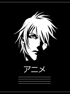 Тетрадь в клетку Эксмо, "Аниме. Лицо (Сэйнэн)", 48 листов