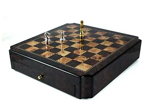 Игра настольная Шахматы (42х42) (дерево, ПМ) (44534)