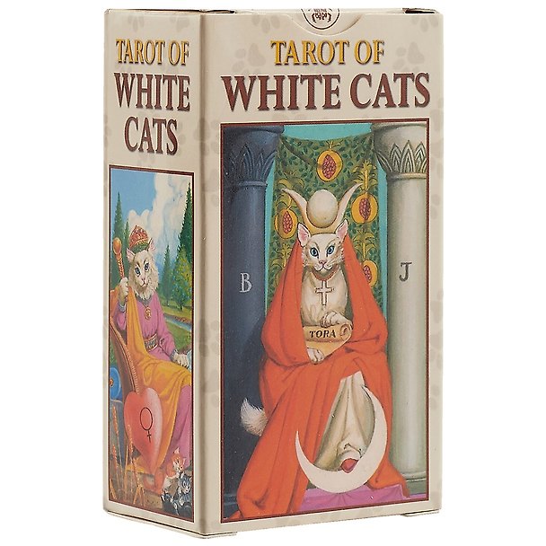 Книга Таро Аввалон, Мини Таро Белых Кошек (Mini Tarot White Cats) () — 1