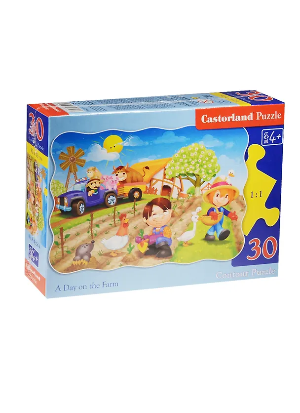 Пазл Castorland MIDI День на ферме 30эл, 32*23см В-03563 2539676 — 1