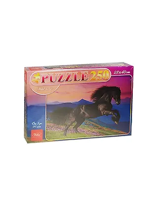 Пазлы 250 А3ф Мустанг (250П33_10945) (28х40см) (3-99л.) (Hatber) (коробка) 2473386