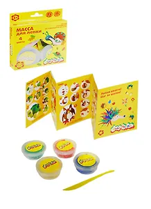 Набор Масса для лепки Каляка-Маляка 4 цвета 14 г (МЛКМ04-М) (3+) (упаковка)