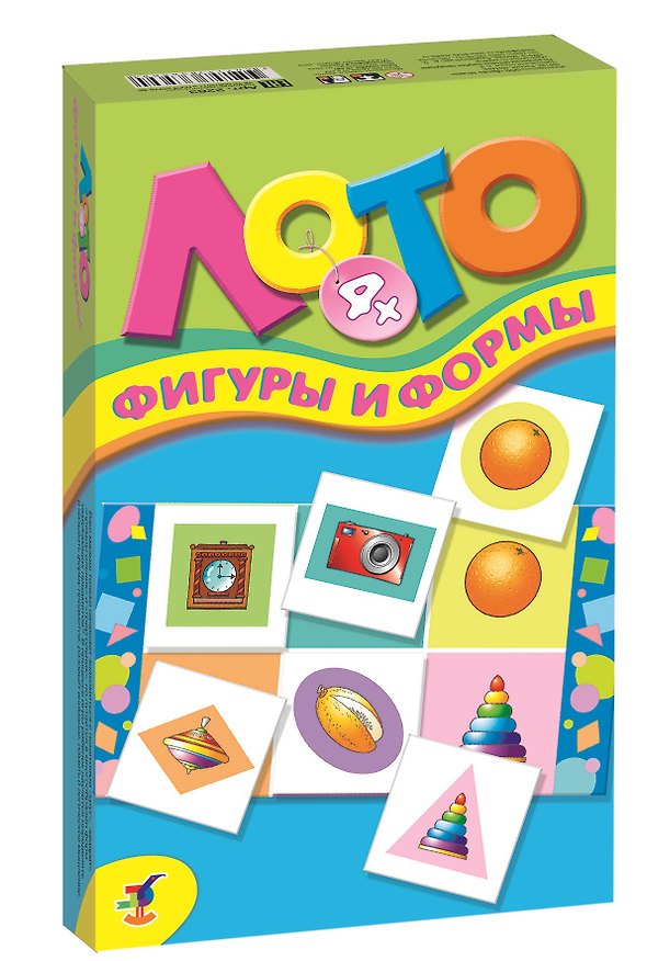Лото мини Фигуры и формы (2263) (4+) (коробка) 2344349 — 1