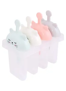 Набор формочек для мороженого Котики (ПВХ) (4 шт)