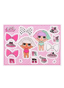 Раскраска с магнитной одевашкой. L.O.L. Surprise! Зажигательная вечеринка