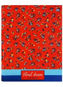Тетрадь на кольцах в клетку BG, Floral Dreams, 200 листов, в ассортименте
