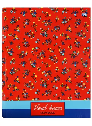 Тетрадь на кольцах «Floral Dreams» в ассортименте 200 листов в клетку, А5, сменный блок - BG 244728