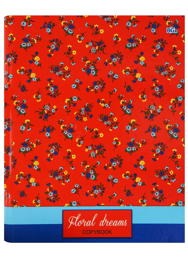 Тетрадь на кольцах «Floral Dreams» в ассортименте 200 листов в клетку, А5, сменный блок - BG 244728 — 1