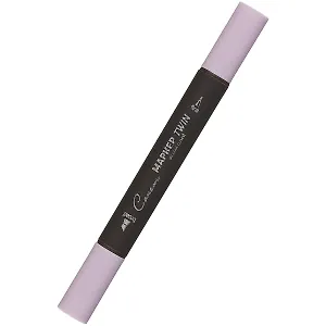 Маркер художественный "Сонет" бледно-фиолетов., двухсторон., тонк. и широк.долото, Сонет